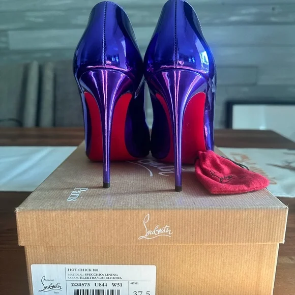Purple Stiletto Heels - Picture 2 of 4